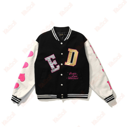 black bomber stand collar jackets